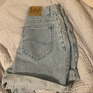 Vintage Lee jean shorts